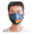 New Design Reusable Women Man Halloween Celebration Face Mask Pumpkin Pattern Party Mask